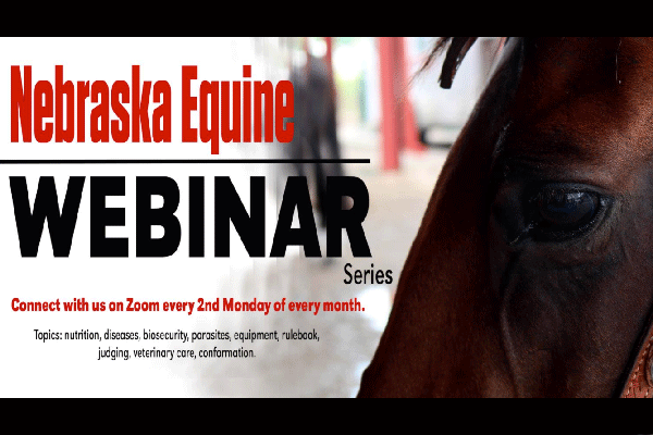 Nebraska Equine Webinar Series, Nebraska Extension Acreage Insights for April 1, 2018, http://communityenvironment.unl.edu/equine-webinar-series