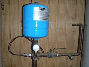 A pressure tank as part of a home's water system has multiple purposes. Image by Sharon Skipton.