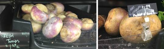 Fresh Turnips and Rutabagas